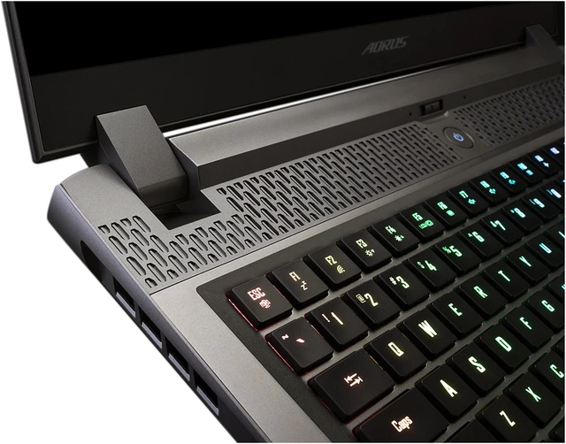 Alt view image 9 of 20 - Aorus - 17.3" GeForce RTX 2080 SUPER Max-Q - Intel Core i7-10875H - 16GB Memory - 1 TB PCIe SSD - Windows 10 Home 64-bit - Gaming Laptop - 300 Hz (17G YB-8US6150MH )
