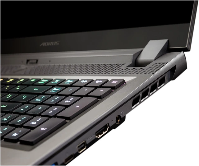 Alt view image 12 of 20 - Aorus - 17.3" GeForce RTX 2080 SUPER Max-Q - Intel Core i7-10875H - 16GB Memory - 1 TB PCIe SSD - Windows 10 Home 64-bit - Gaming Laptop - 300 Hz (17G YB-8US6150MH )