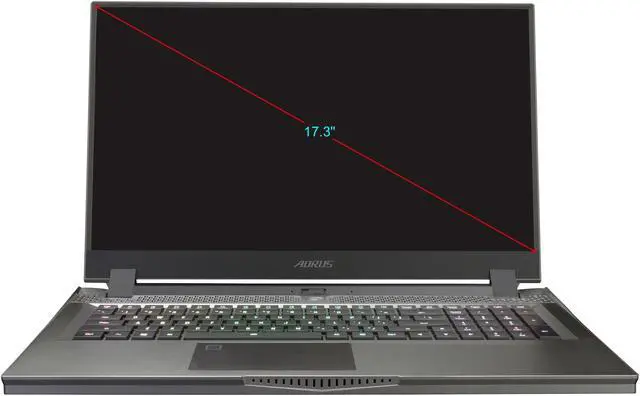 Alt view image 2 of 20 - Aorus 17G XB-7US1130MH - 17.3" - Intel Core i7-10750H - GeForce RTX 2070 Super Max-Q - 16 GB DDR4 - 512 GB SSD - Gaming Laptop (Gigabyte)