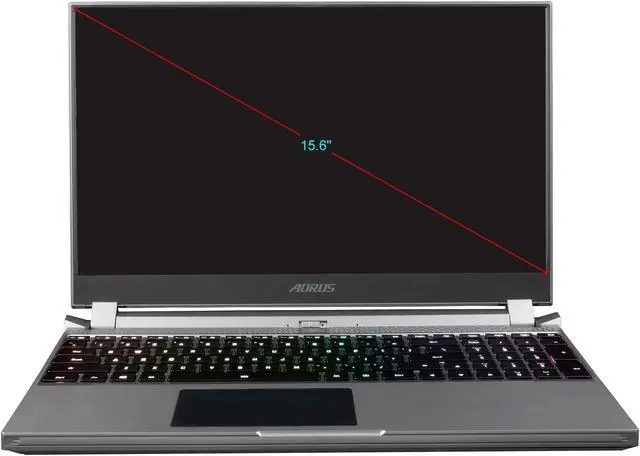 Alt view image 2 of 20 - Gigabyte Aorus 15P - 15.6" 144 Hz - Intel Core i7-10750H - GeForce RTX 2070 Max-Q - 16 GB DDR4 - 512 GB SSD - Windows 10 Home - Gaming Laptop (Aorus 15P WB-7US1130SH)