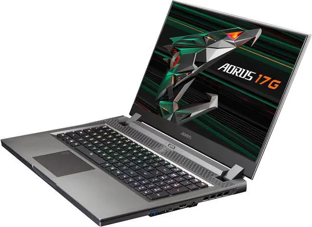 Alt view image 6 of 20 - GIGABYTE AORUS 17G - 17.3" 300 Hz - Intel Core i7-10870H - NVIDIA GeForce RTX 3080 Laptop GPU 8 GB GDDR6 - 32 GB Memory - 1 TB PCIe SSD - Windows 10 Home - Gaming Laptop (AORUS 17G YC-8US6450RH)