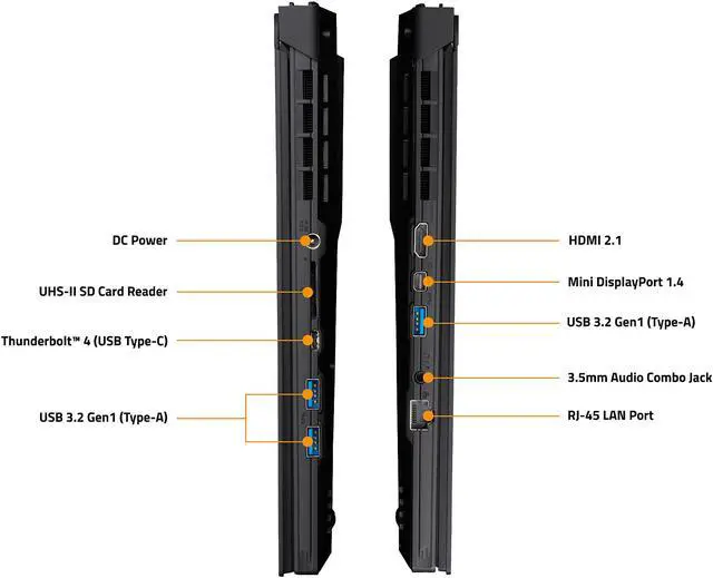Alt view image 10 of 12 - GIGABYTE AORUS 15P XD - 15.6" FHD IPS Anti-Glare 240Hz, Intel Core i7 11th Gen 11800H, NVIDIA GeForce RTX 3070, 8GB GDDR6, 16GB Memory, 1TB SSD, Win10 Home, Gaming Laptop (AORUS 15P XD-73US224SH)