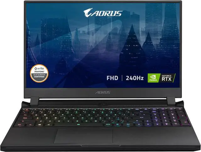 Main image of GIGABYTE AORUS 15P KD - 15.6" FHD IPS Anti-Glare 240Hz, Intel Core i7 11th Gen 11800H, NVIDIA GeForce RTX 3060, 6GB GDDR6, 16GB Memory, 512GB SSD, Win10 Home, Gaming Laptop (AORUS 15P KD-72US223SH)