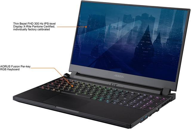 Alt view image 4 of 12 - GIGABYTE AORUS 15P XD - 15.6" FHD IPS Anti-Glare 300Hz, Intel Core i7, NVIDIA GeForce RTX 3070 Laptop GPU 8GB GDDR6, 16GB Memory, 1TB SSD, Win10 Home, Gaming Laptop (AORUS 15P XD-73US324SH)