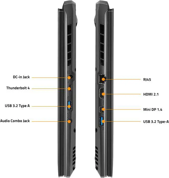 Alt view image 6 of 7 - GIGABYTE AORUS 17 XE4 - 17.3" Thin Bezel 360Hz FHD 1920x1080 IPS-level Display - Intel Core i7-12700H - NVIDIA GeForce RTX 3070 Ti Laptop GPU 8GB GDDR6 - 16GB DDR4 RAM - 1TB SSD - Win11 Home - Gaming Laptop (AORUS 17 XE4-73US514SH)