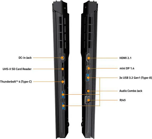 Alt view image 6 of 7 - GIGABYTE AORUS 5 SE4 - 15.6" Thin Bezel FHD 1920x1080 360Hz- Intel Core i7-12700H - NVIDIA GeForce RTX 3070 Laptop GPU 8GB GDDR6 - 16GB DDR4 RAM - 512GB SSD - Win11 Home - Gaming Laptop (AORUS 5 SE4-73US513SH)