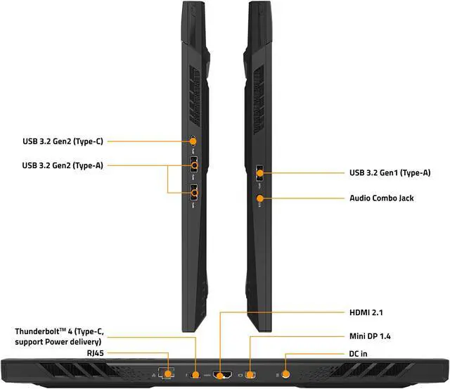 Alt view image 7 of 12 - Aorus - 15.6" GeForce RTX 4050 Laptop GPU - Intel Core i5-12500H  - 8GB Memory - 512 GB PCIe SSD - Windows 11 Home 64-bit - Gaming Laptop - 360 Hz (15 9MF-E2US583SH )