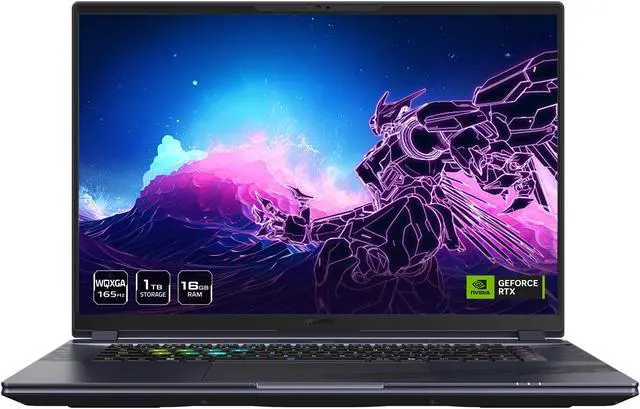 Alt view image 13 of 12 - Aorus 16X Series - 16" GeForce RTX 4060 Laptop GPU - Intel Core i7-13650HX  - 16GB Memory - 1 TB PCIe SSD - Windows 11 Home 64-bit - Gaming Laptop - 165 Hz IPS (16X 9KG-43USC54SH )