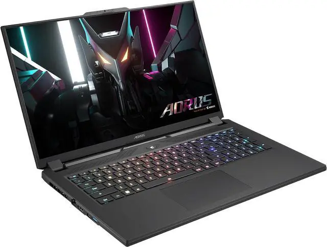 Alt view image 2 of 7 - Aorus 17H Gaming Laptop Intel Core i7-13700H NVIDIA GeForce RTX 4080 16GB Memory 1TB SSD 17.3" FHD Windows 11 Home (BXF-74US554SH)