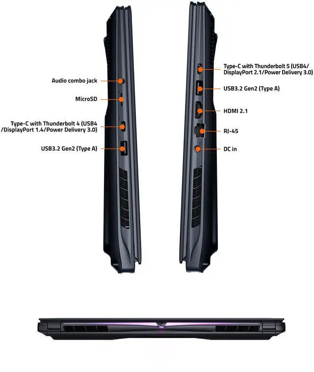 Alt view image 11 of 16 - GIGABYTE - AORUS ELITE 16 Gaming Laptop - 165Hz 2560x1600 WQXGA - NVIDIA GeForce RTX 5070 - Intel Core Ultra 9 275HX - 2TB SSD with 32GB DDR5 RAM - Windows 11 Home AD (AORUS ELITE 16 BWHC3USC65SH)