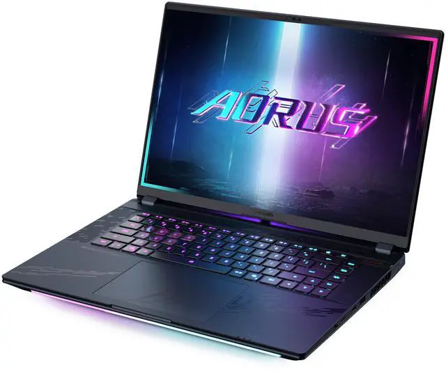Alt view image 4 of 20 - AORUS MASTER 16 Gaming Laptop - 240Hz 2560x1600 OLED - NVIDIA GeForce RTX 5080 - Intel Core Ultra 9 275HX - 2TB SSD with 32GB DDR5 RAM - Windows 11 Home AD (AORUS MASTER 16 BYHC5USE65SH)