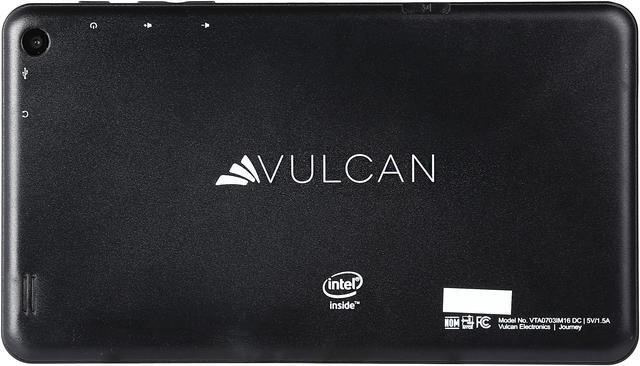 Alt view image 4 of 8 - Vulcan JOURNEY VTA0703IM16 1GB Memory 16GB eMMC 7" 1024 x 600 Tablet Windows 10 Home Black