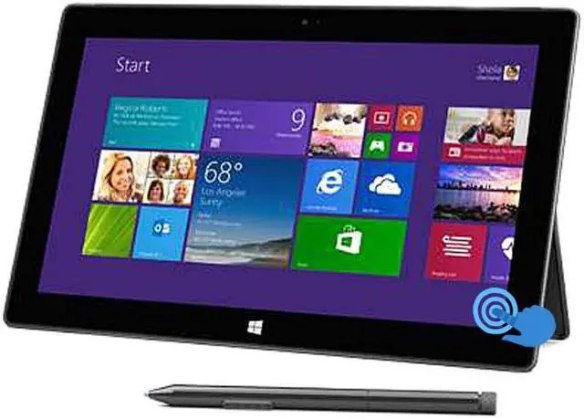 Main image of Microsoft 1.70GHz 4GB Memory 128 GB SSD Intel HD Graphics 4400 10.6" Touch Screen 1920 x 1080 Tablet Windows 8.1 Pro Surface Pro2