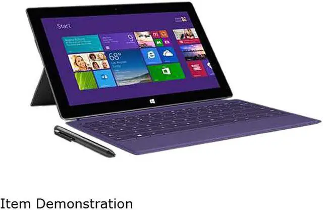 Alt view image 5 of 5 - Microsoft 1.70GHz 4GB Memory 128 GB SSD Intel HD Graphics 4400 10.6" Touch Screen 1920 x 1080 Tablet Windows 8.1 Pro Surface Pro2