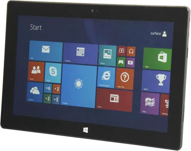 Alt view image 2 of 8 - Microsoft Surface RT 64 10.6” Tablet PC with Nvidia Tegra 3 1.4Ghz Quad Core, 2GB DDR3 Memory, 64GB Storage, Windows RT (Upgradable to Windows RT 8.1)
