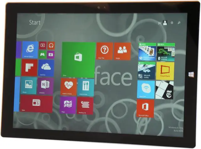 Alt view image 2 of 8 - Microsoft Surface Pro 3 with Intel Core i5-4300U 1.9 GHz (2.9 GHz Turbo), 12" Touchscreen, 4 GB RAM, 128 GB Storage, Surface Pen, Windows 8.1 Pro