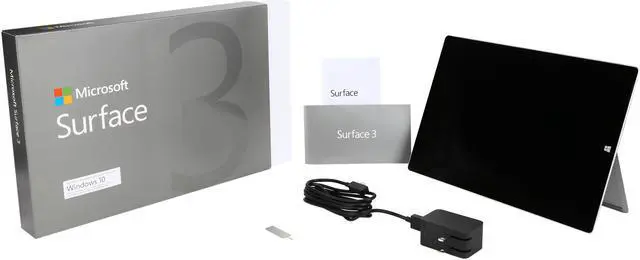 Alt view image 8 of 8 - Microsoft Surface 3 GK6-00008 Intel Atom x7-Z8700 (1.60 GHz) 2 GB Memory 64 GB SSD 10.8" Touchscreen 1920 x 1280 Tablet Windows 10 Home