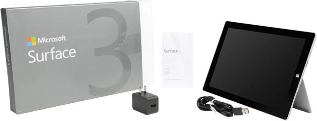 Alt view image 7 of 7 - Microsoft Surface 3 2GB Memory 64GB SSD 10.8" 1920 x 1080 Tablet - Grade A Windows 8.1 Silver