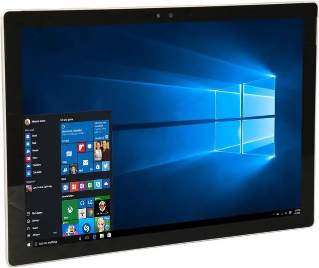 Alt view image 3 of 9 - Microsoft Surface Intel Core i5-6300U 4GB Memory 128 GB SSD Intel HD Graphics 520 12.3" Touch Screen 2736 x 1824 Detachable 2-in-1 Tablet Windows 10 Pro Surface Pro 4