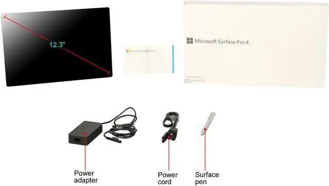 Alt view image 9 of 9 - Microsoft Surface Intel Core i5-6300U 4GB Memory 128 GB SSD Intel HD Graphics 520 12.3" Touch Screen 2736 x 1824 Detachable 2-in-1 Tablet Windows 10 Pro Surface Pro 4