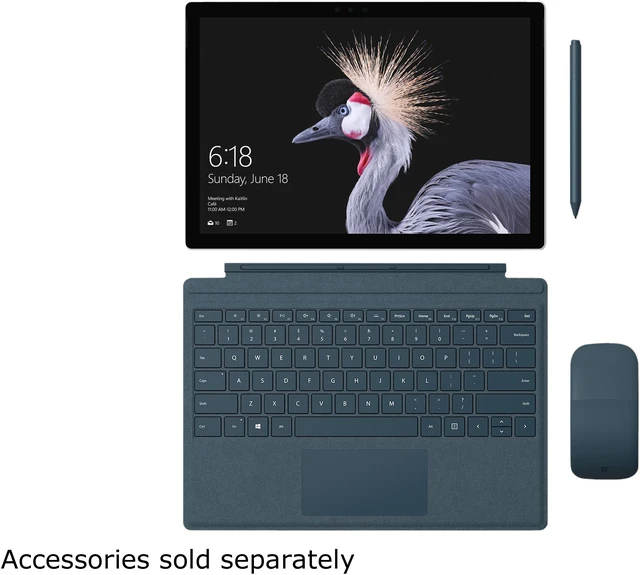 Alt view image 6 of 8 - Microsoft Surface Pro 2017 Edition FJT-00001 Intel Core i5 7th Gen 4 GB Memory 128 GB SSD 12.3" Touchscreen 2736 x 1824 Tablet Windows 10 Pro 64-Bit