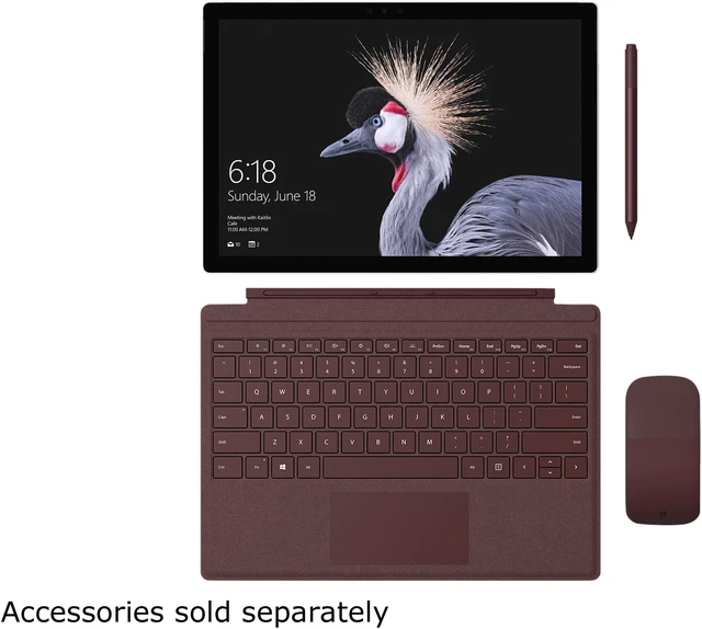 Alt view image 7 of 8 - Microsoft Surface Pro 2017 Edition FJT-00001 Intel Core i5 7th Gen 4 GB Memory 128 GB SSD 12.3" Touchscreen 2736 x 1824 Tablet Windows 10 Pro 64-Bit