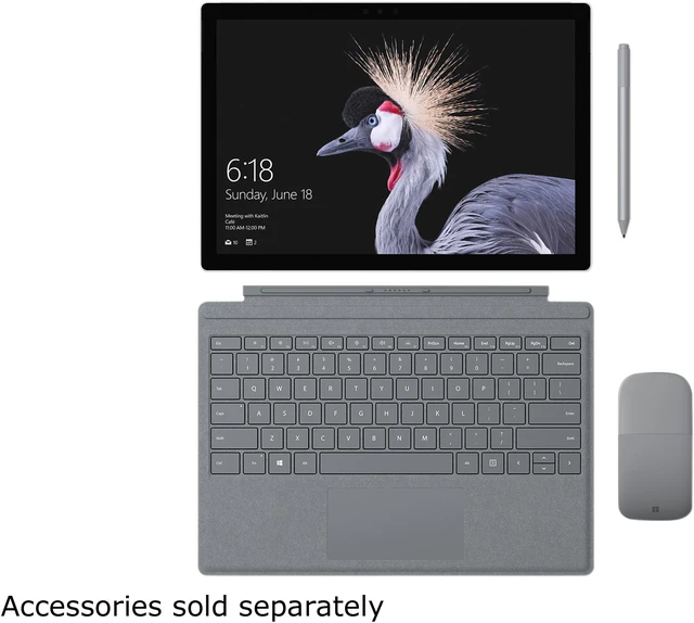 Alt view image 8 of 8 - Microsoft Surface Pro 2017 Edition FJT-00001 Intel Core i5 7th Gen 4 GB Memory 128 GB SSD 12.3" Touchscreen 2736 x 1824 Tablet Windows 10 Pro 64-Bit