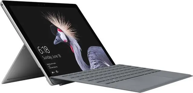 Main image of Microsoft Surface Pro Bundle KLH-00001 Intel Core i5 7th Gen 7300U (2.60 GHz) 8 GB Memory 128 GB SSD 12.3" Touchscreen 2736 x 1824 Detachable 2-in-1 Laptop Windows 10 Pro 64-Bit