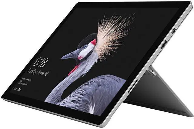 Main image of Microsoft Surface Pro (5th Gen) GWL-00001_BUNDLEN Intel Core i5 7th Gen 7300U (2.60GHz) 4GB Memory 128 GB SSD Intel HD Graphics 620 12.3" Touchscreen 2736 x 1824 Detachable 2-in-1 Laptop Windows 10 Pro 64-Bit