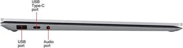 Alt view image 7 of 8 - Microsoft Surface Laptop 3 - 13.5" Touch-Screen - Intel Core i5 - 8 GB Memory - 128 GB Solid State Drive (Latest Model) - Platinum with Alcantara