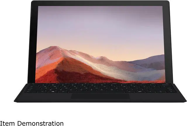 Alt view image 2 of 10 - Microsoft - Surface Pro 7 - 12.3" Touch Screen - Intel Core i5 - 8 GB Memory - 256 GB SSD - Matte Black - Bundle with Surface Pro Type Cover