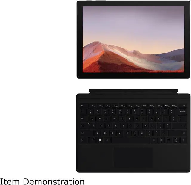 Alt view image 7 of 10 - Microsoft - Surface Pro 7 - 12.3" Touch Screen - Intel Core i5 - 8 GB Memory - 256 GB SSD - Matte Black - Bundle with Surface Pro Type Cover