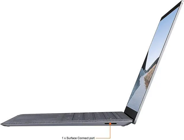 Alt view image 5 of 9 - Microsoft Laptop Surface Laptop 3 PKQ-00001 Intel Core i5 10th Gen 1035G7 (1.20GHz) 8 GB LPDDR4X Memory 128 GB SSD 13.5" Touchscreen Windows 10 Home 64-bit (Microsoft Certified Refurbished)