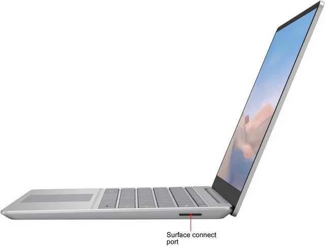 Alt view image 5 of 8 - Microsoft Laptop Surface Laptop Go Intel Core i5-1035G1 8 GB LPDDR4X Memory 128 GB SSD Intel UHD Graphics 12.4" 10 point multi-touch Windows 10 in S mode THH-00001
