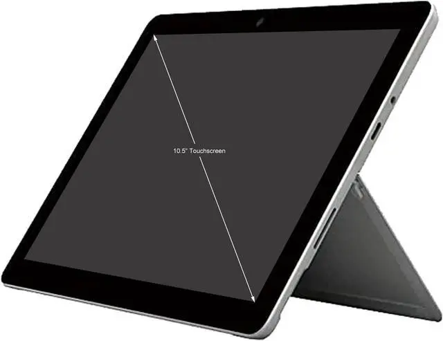 Alt view image 2 of 2 - Microsoft Surface Go 2 Intel Core m3-8100Y 8GB Memory 128 GB SSD Intel UHD Graphics 615 10.5" 10 point multi-touch 1920 x 1280 Detachable 2-in-1 Laptop Windows 10 in S mode QUQ-00001