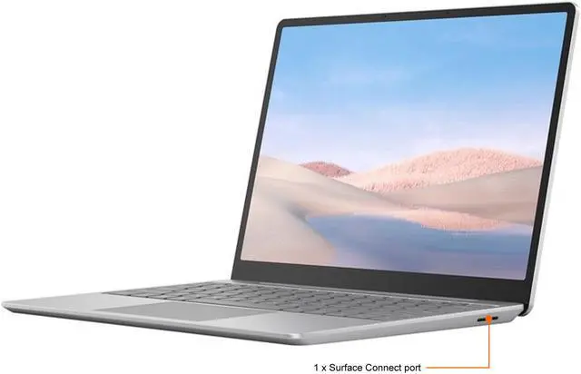 Alt view image 14 of 14 - Microsoft Laptop Surface Laptop Go Intel Core i5-1035G1 4 GB LPDDR4X Memory 64 GB eMMC SSD Intel UHD Graphics 12.4" 10 point multi-touch Windows 10 in S mode 1ZO-00001