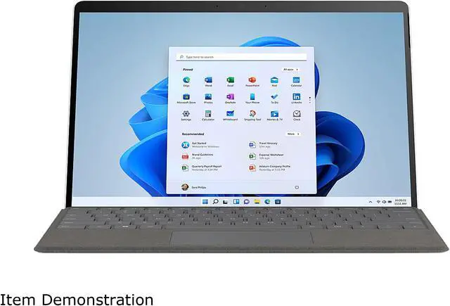 Alt view image 8 of 10 - Microsoft Surface Pro X 16GB Memory 512 GB SSD Adreno 690 13.0" 10 point multi-touch 2880 x 1920 Detachable 2-in-1 Laptop Windows 11 Home on ARM E8R-00001