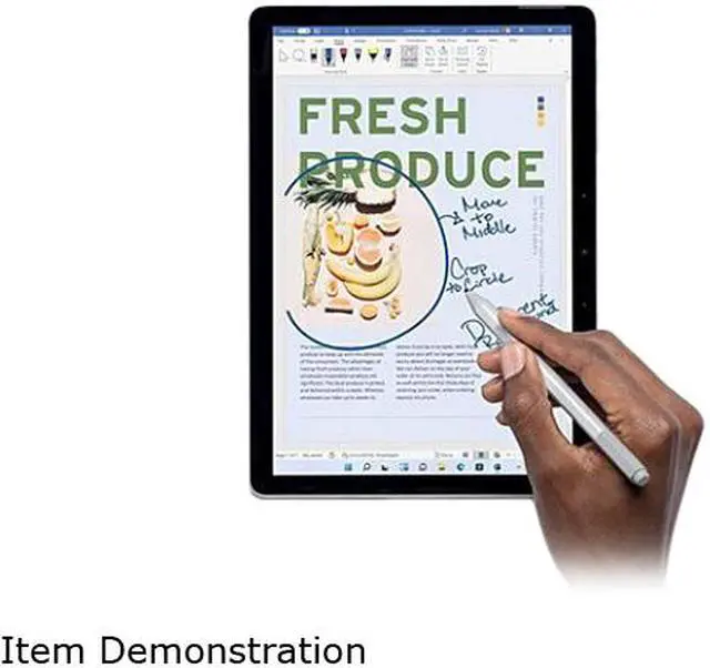 Alt view image 6 of 6 - Microsoft Surface Go 3 Intel Pentium Gold 6500Y 4GB Memory 64 GB SSD Intel UHD Graphics 615 10.5" 10-point multi-touch 1920 x 1280 Detachable 2-in-1 Laptop Windows 11 in S mode 8V8-00001