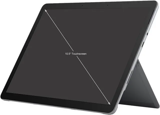 Alt view image 2 of 7 - Microsoft Surface Go 3 Intel Core i3-10100Y 8GB Memory 256 GB SSD Intel UHD Graphics 615 10.5" 10-point multi-touch 1920 x 1280 Detachable 2-in-1 Laptop Windows 11 Home in S mode 8VJ-00001