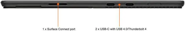 Alt view image 5 of 9 - Microsoft Surface Pro 8 Intel Core i5-1145G7 16GB Memory 256 GB SSD Intel Iris Xe Graphics 13.0" 10 point multi-touch 2880 x 1920 Detachable 2-in-1 Laptop Windows 11 Pro 8PU-00016