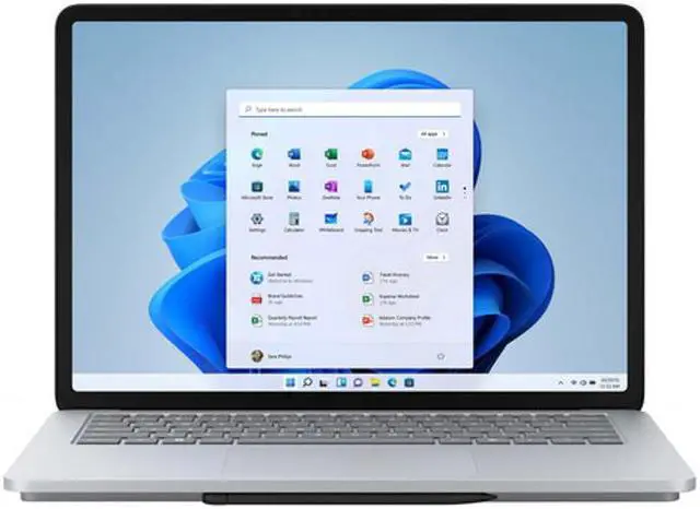 Alt view image 2 of 8 - Microsoft Surface Laptop Studio 14.4" Touchscreen 2 in 1 Notebook - 2400 x 1600 - Intel Core i5 11th Gen i5-11300H Quad-core (4 Core) - 16 GB RAM - 512 GB SSD - Platinum - TAA Compliant