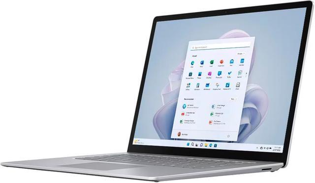 Alt view image 3 of 4 - Microsoft Surface Laptop 5 - 15" Touchscreen - Intel Core i7-1255U - 16GB RAM - 512GB SSD - Windows 11 Home - Intel Evo Platform - RIP-00001 - Platinum