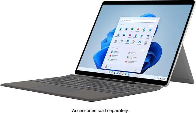 Alt view image 8 of 9 - Microsoft Surface Pro X Tablet | SQ2 1.80GHz, 16GB RAM, 512GB SSD, 13" Touch, Windows 10 Pro, Platinum