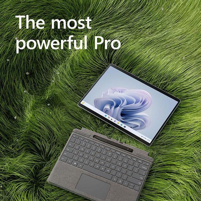 Alt view image 6 of 12 - Microsoft Surface Pro 9 For Business - 13" PixelSense Display - Intel Core i7 10-Core (12th Gen) - 16GB Memory - 512GB SSD - Windows 11 Pro - Platinum  QIY-00001