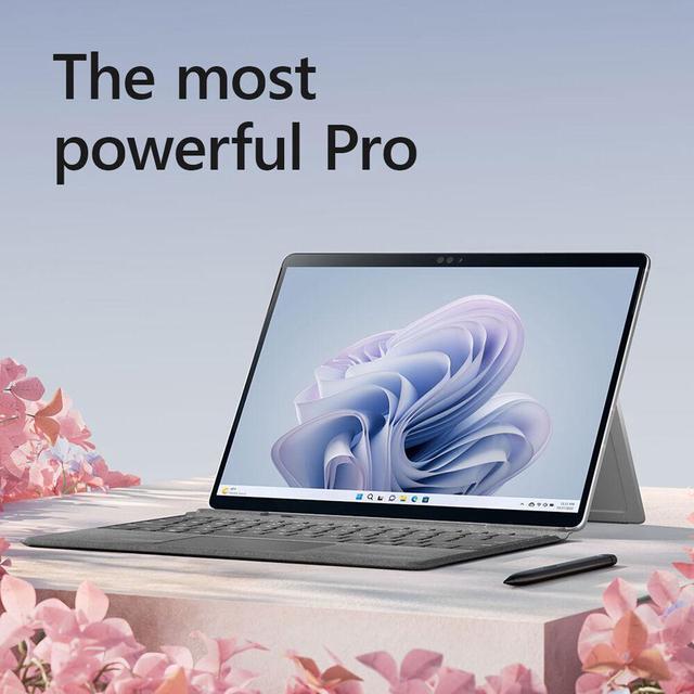 Alt view image 7 of 12 - Microsoft Surface Pro 9 For Business - 13" PixelSense Display - Intel Core i7 10-Core (12th Gen) - 16GB Memory - 512GB SSD - Windows 11 Pro - Platinum  QIY-00001