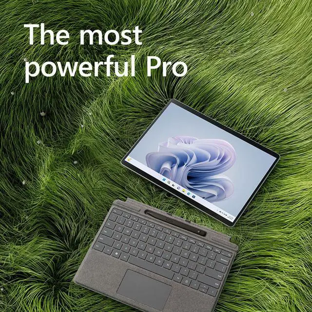 Alt view image 6 of 11 - Microsoft Surface Pro 9 For Business - 13" PixelSense Display - Intel Core i7 12th Gen - 32GB Memory - 1 TB SSD - Intel Iris Xe Graphics - Windows 11 Pro - Platinum  QLQ-00001