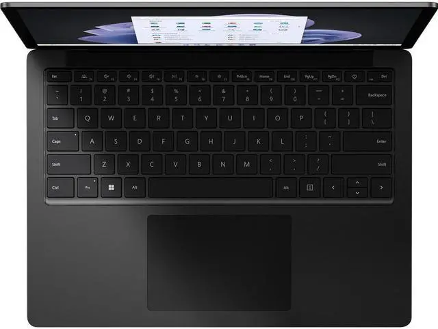 Alt view image 5 of 5 - Microsoft Surface Laptop 5 13.5" Touchscreen Notebook - Intel Core i7 12th Gen i7-1265U - Intel Evo Platform - 32 GB Total RAM - 1 TB SSD - Windows 11 Pro - Intel Iris Xe Graphics - Matte Black VT3-00