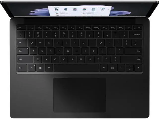 Alt view image 5 of 5 - Microsoft Surface Laptop 5 13.5" Touchscreen Notebook - Intel Core i5 12th Gen i5-1245U - 16 GB  RAM - 256 GB SSD - Windows 10 Pro - Intel Iris Xe Graphics - Matte Black - TAA Compliant  R8I-00002