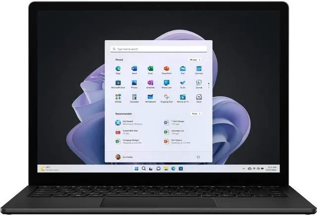 Alt view image 2 of 5 - Microsoft Surface Laptop 5 - 13.5" PixelSense Display - Intel Core i7 12th Gen 1265U (1.80GHz) -16GB Memory - 256 GB SSD - Intel Iris Xe Graphics -   Windows 11 Pro - Matte Black  TBI-00001