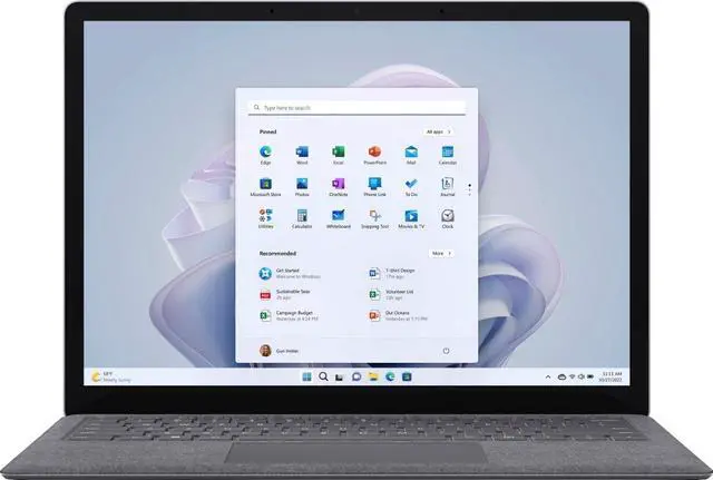Alt view image 2 of 10 - Microsoft Surface Laptop 5 13.5" Touchscreen Notebook - 2256 x 1504 - Intel Core i5 12th Gen i5-1245U - Intel Evo Platform - 16 GB RAM - 256 GB SSD - Platinum - TAA Compliant - Intel Chip - Win 10 Pro
